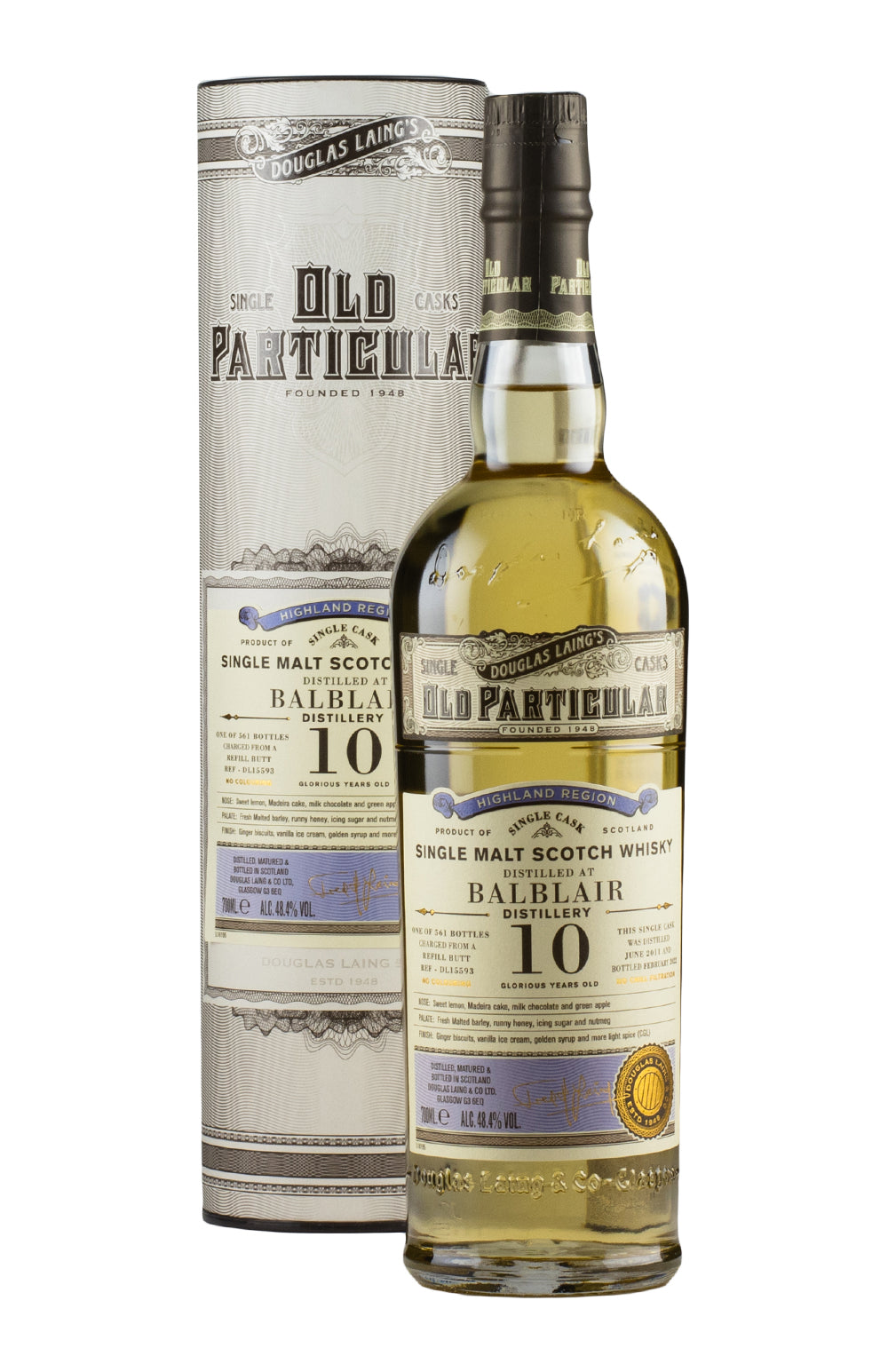 Balblair 10 Year Old Old Particular Douglas Laing 2011