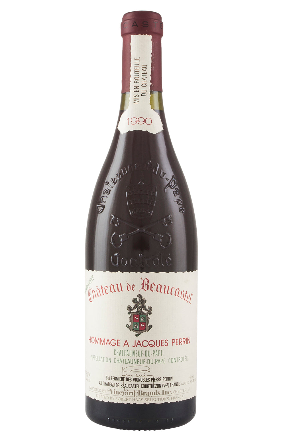 Chateauneuf du Pape Hommage a Jacques Perrin Beaucastel 1990