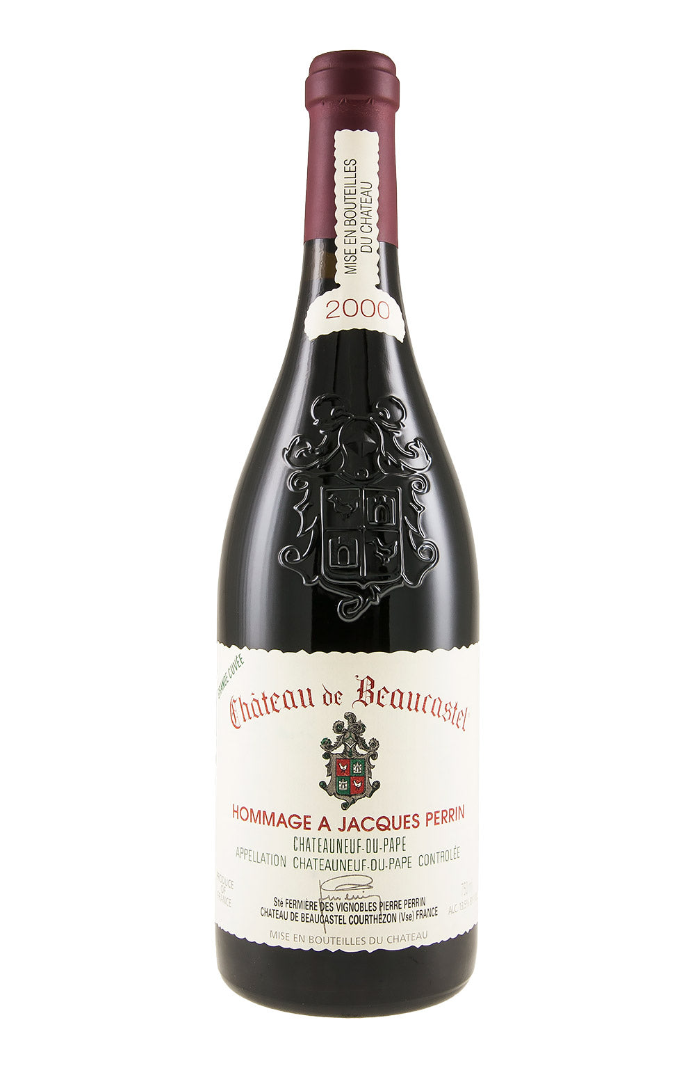 Chateauneuf du Pape Hommage a Jacques Perrin Beaucastel 2000