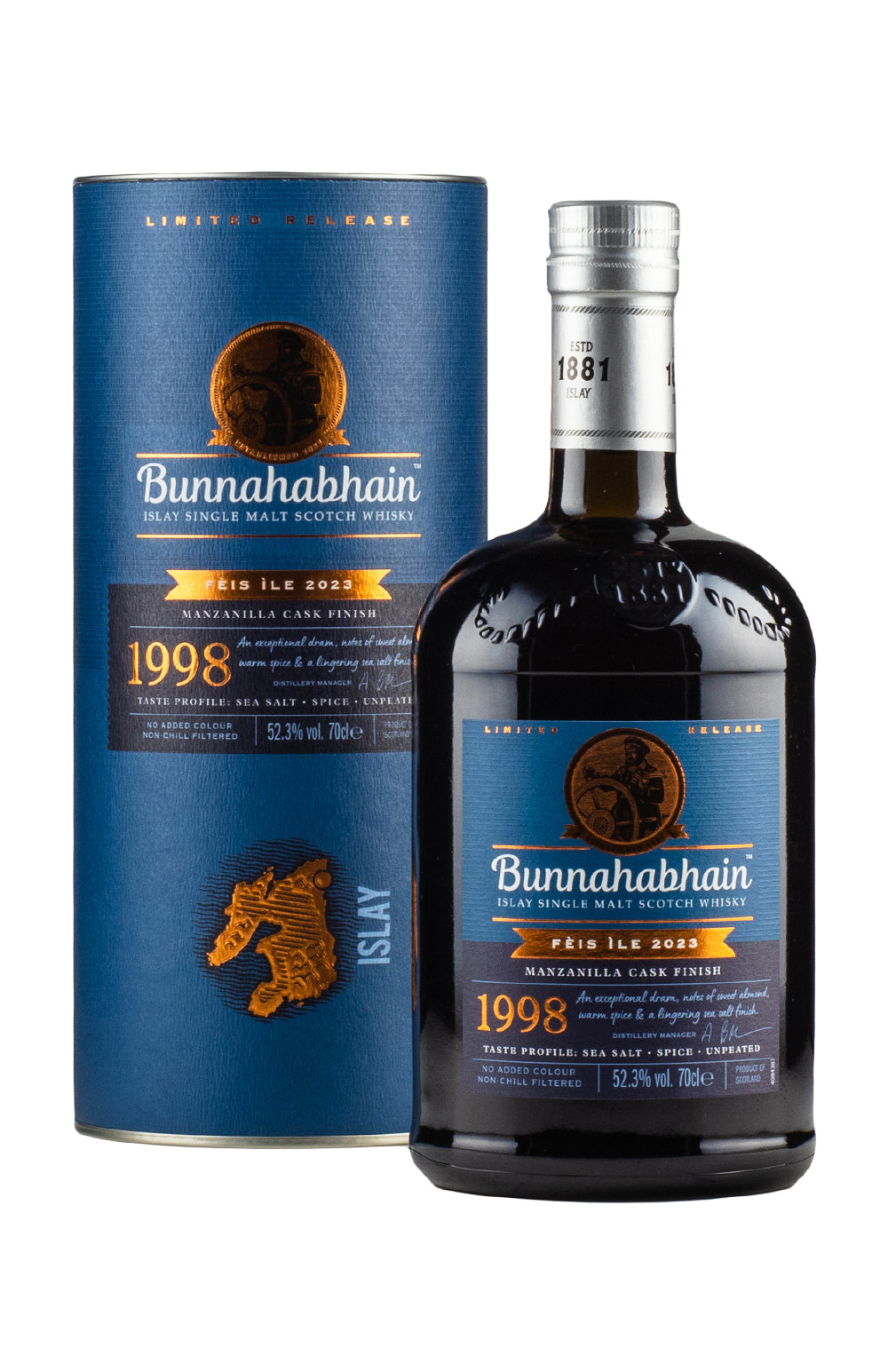 Bunnahabhain Manzanilla Finish Feis Ile 1998