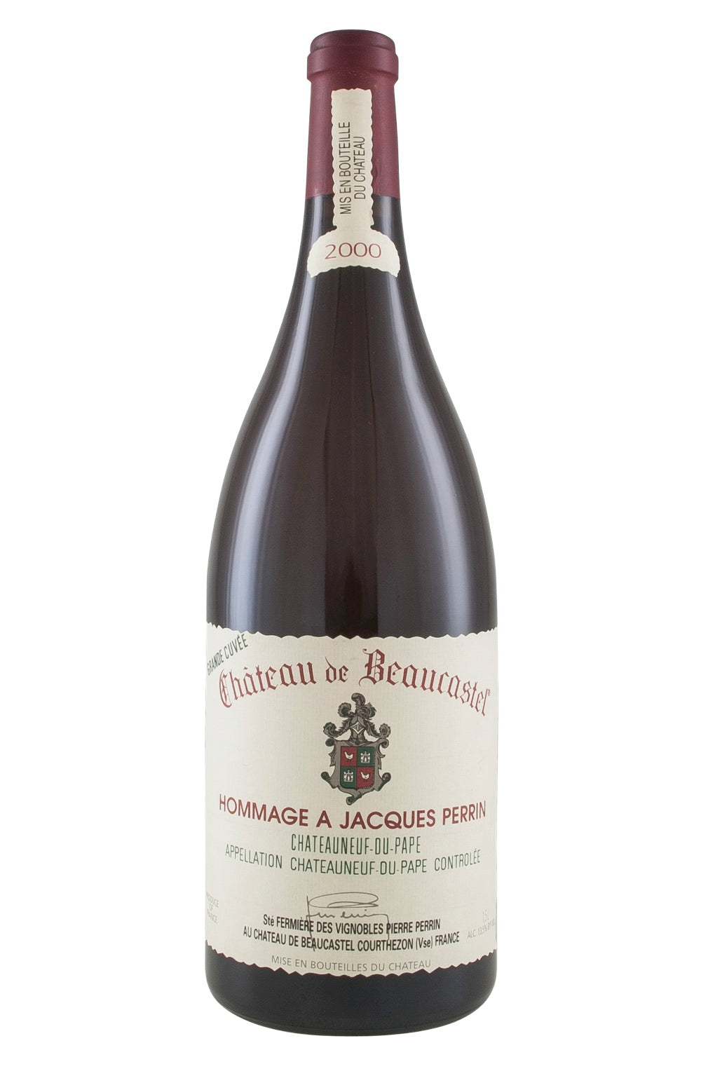 Chateauneuf du Pape Hommage a Jacques Perrin Beaucastel Magnum 2000