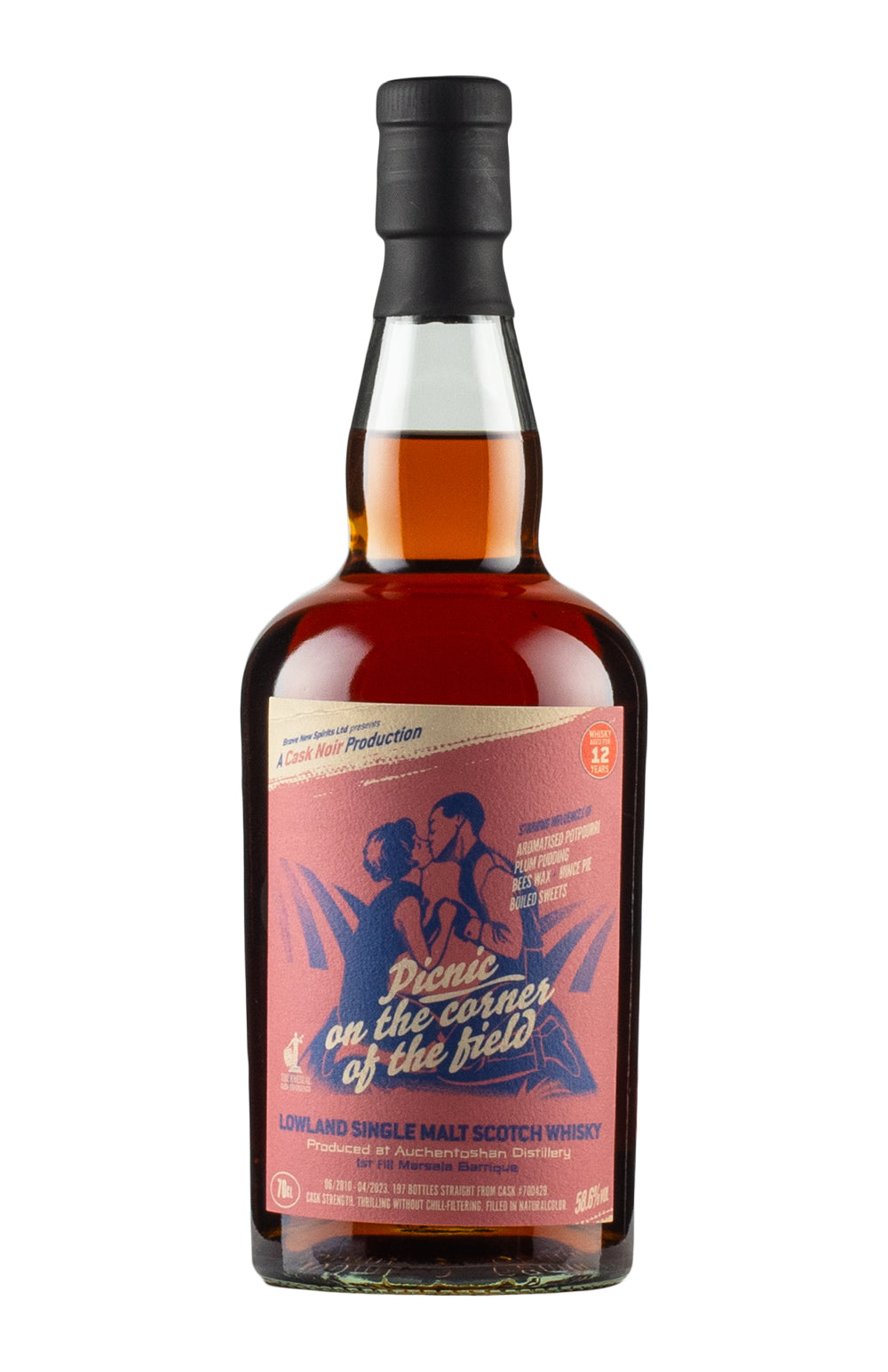 Auchentoshan 12 Year Old Picnic On The Corner Of The Field Cask Noir