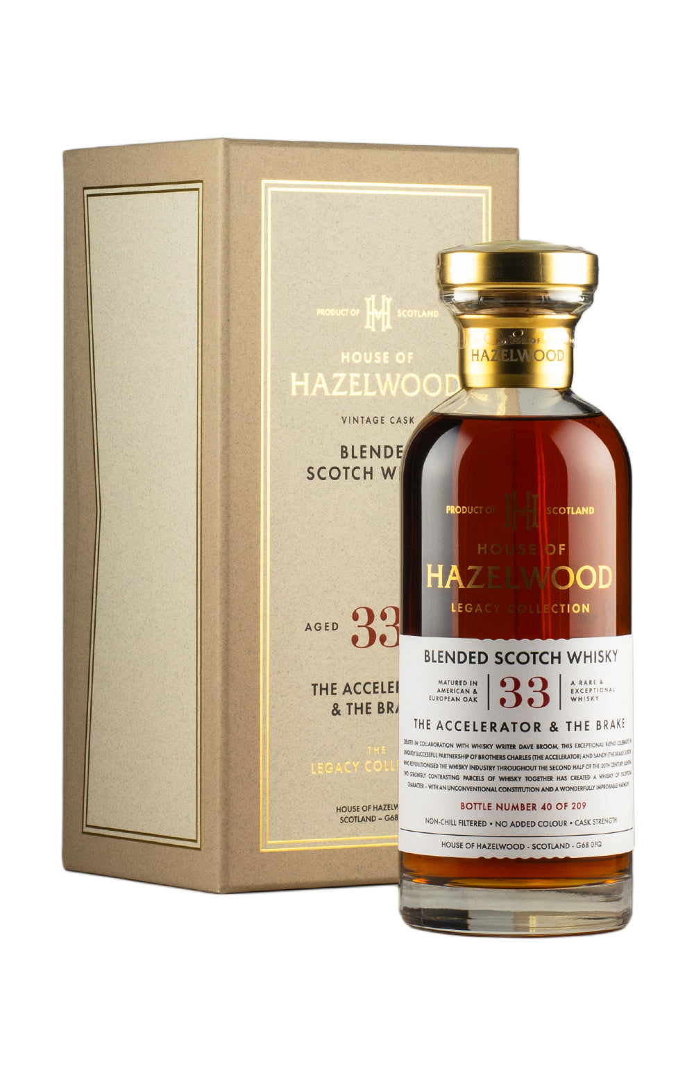 The Accelerator & the Brake 33 Year Old House of Hazelwood Legacy Collection