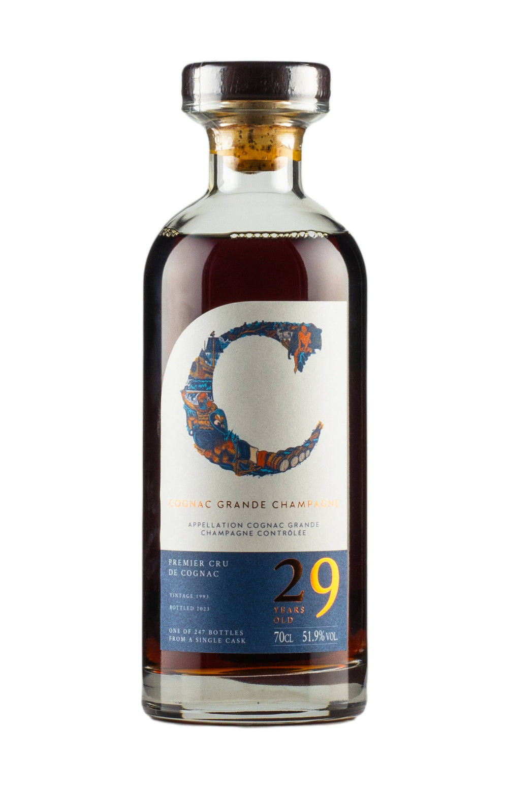 Grande Champagne 29 Year Old Single Cask for Mark Littler 1993