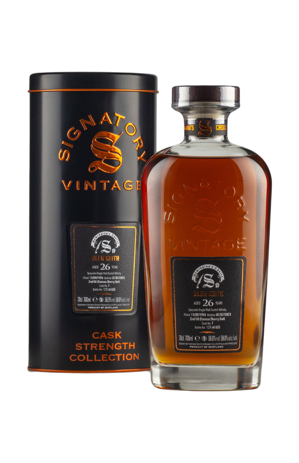 Glen Keith 26 Year Old Symington`s Choice Signatory 1996