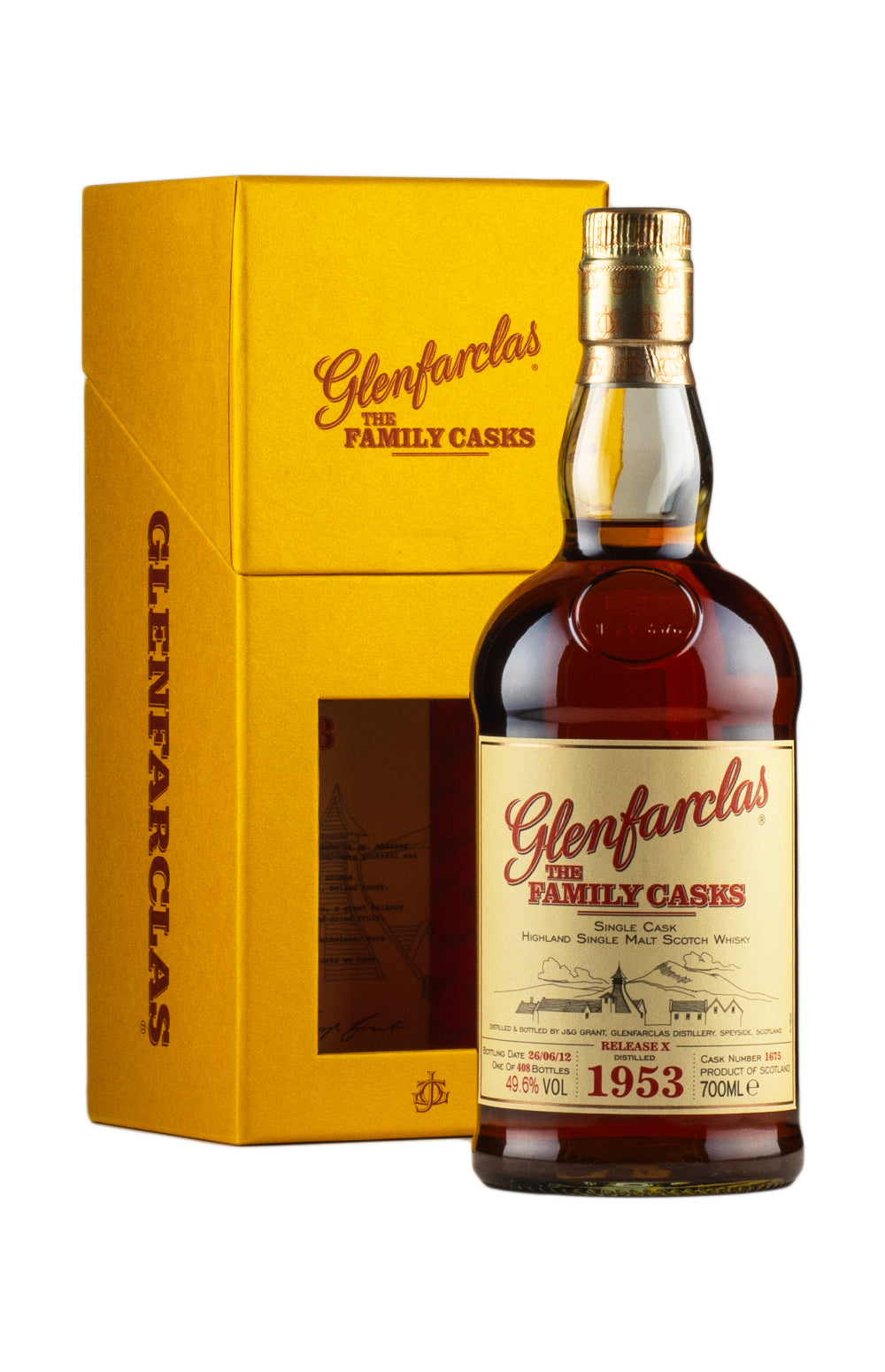 Glenfarclas 58 Year Old Family Cask 1675 1953