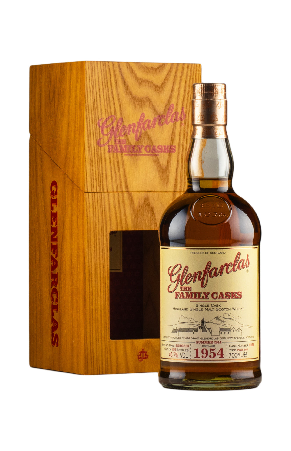 Glenfarclas 59 Year Old Family Cask 1259 1954