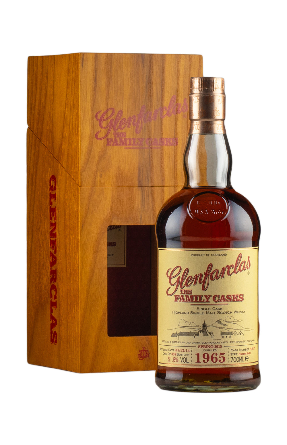 Glenfarclas 49 Year Old Family Cask 4512 1965
