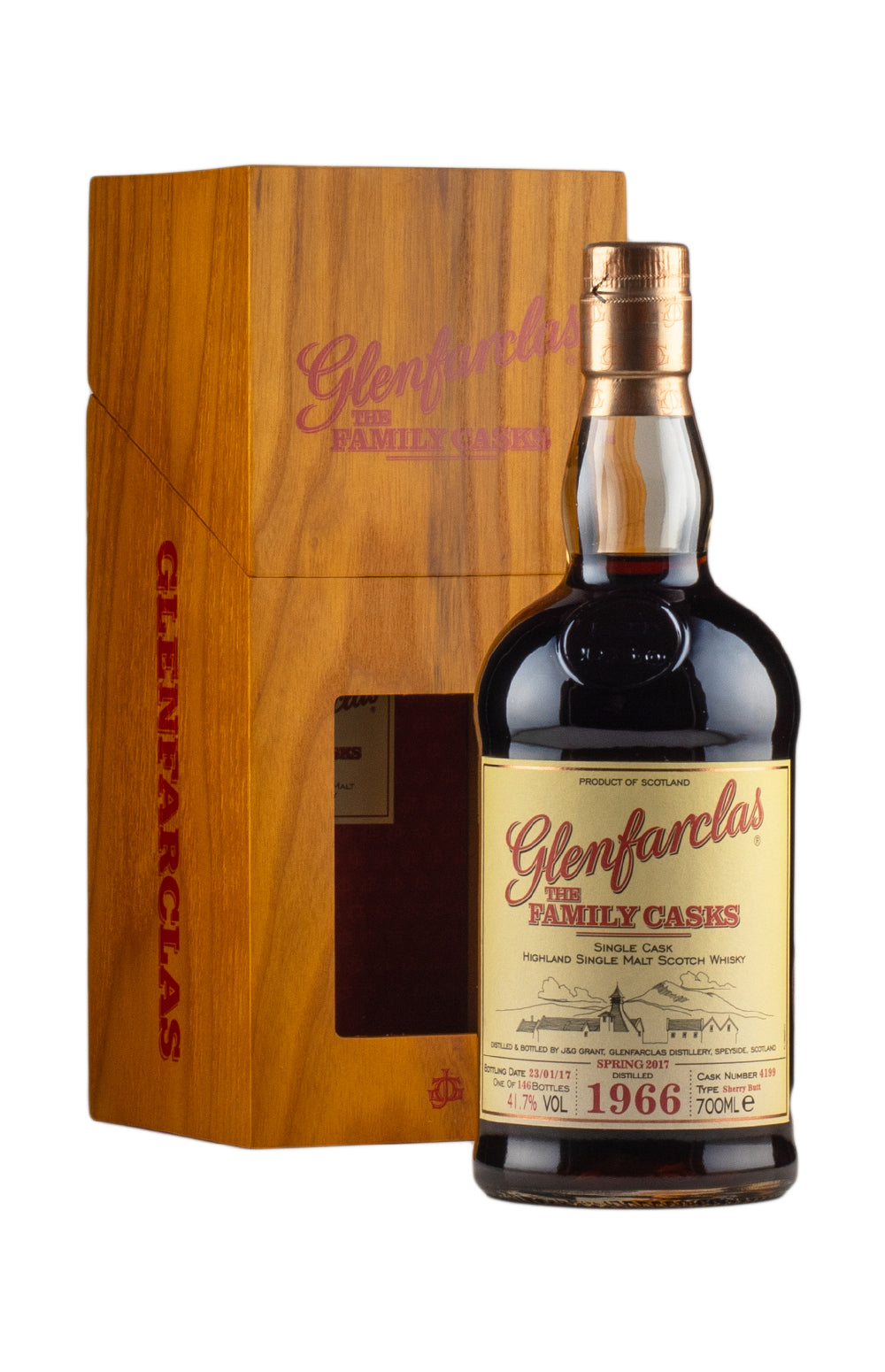 Glenfarclas 50 Year Old Family Cask 4199 1966