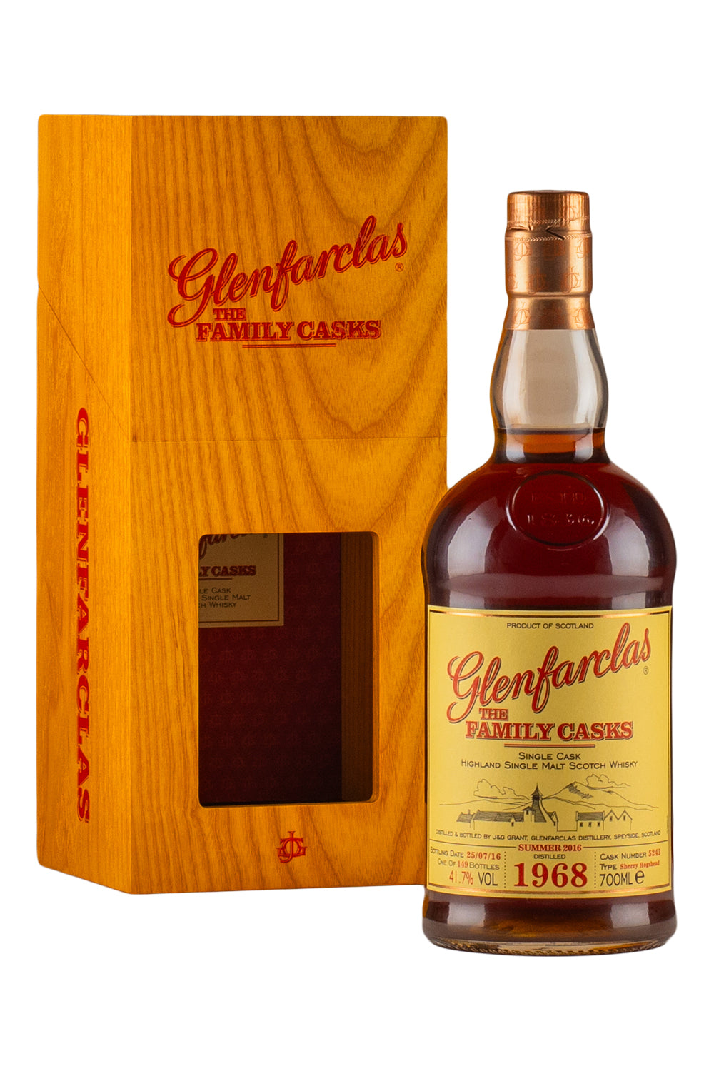Glenfarclas 47 Year Old Family Cask 5243 1968