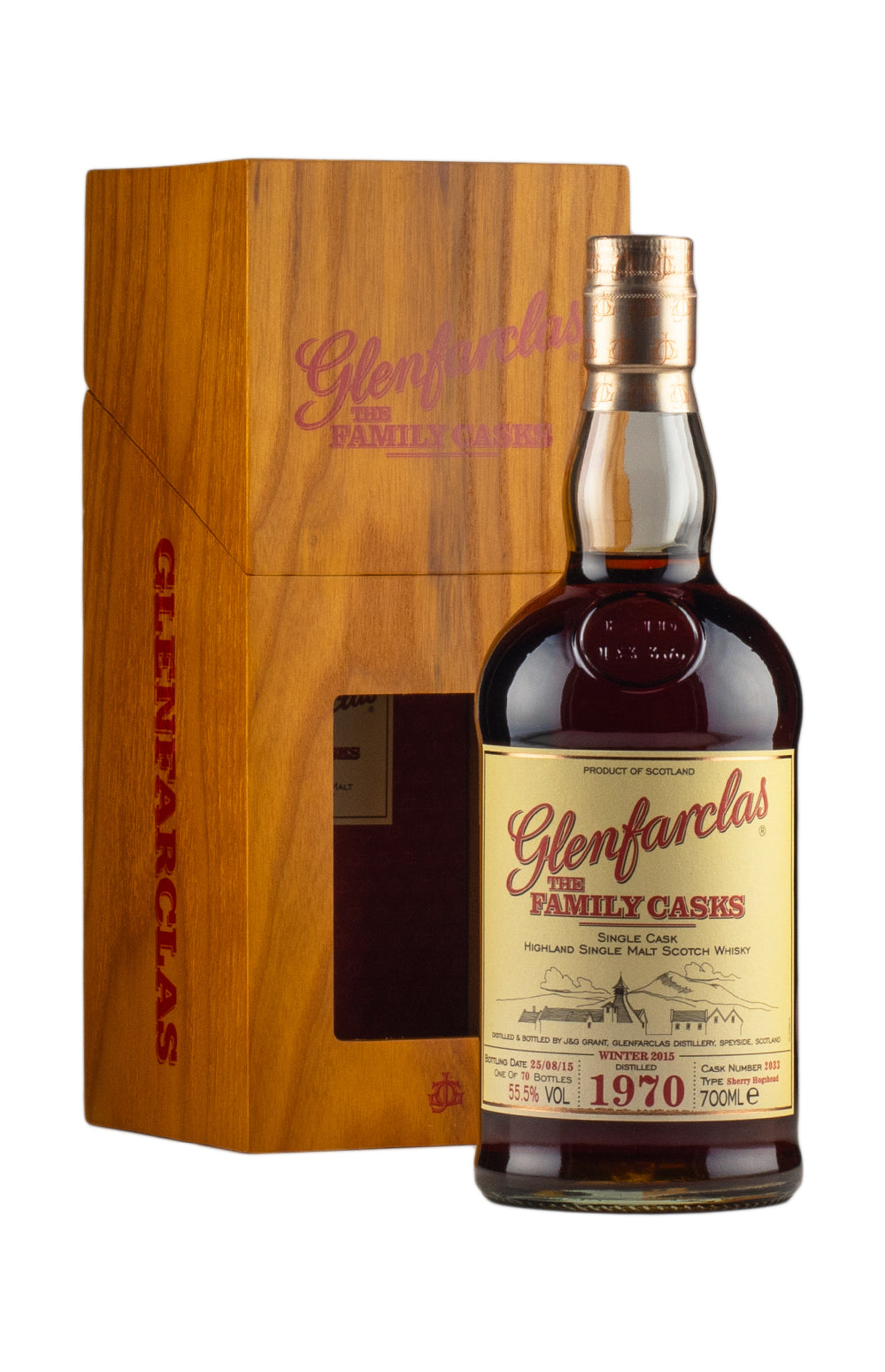 Glenfarclas 45 Year Old Family Cask 2033 1970