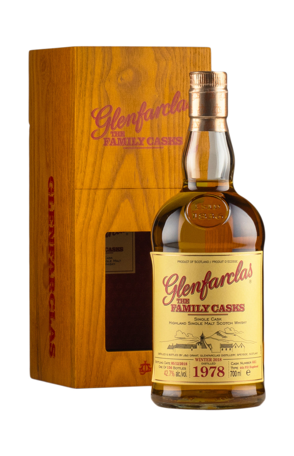 Glenfarclas 40 Year Old Family Cask 661 1978
