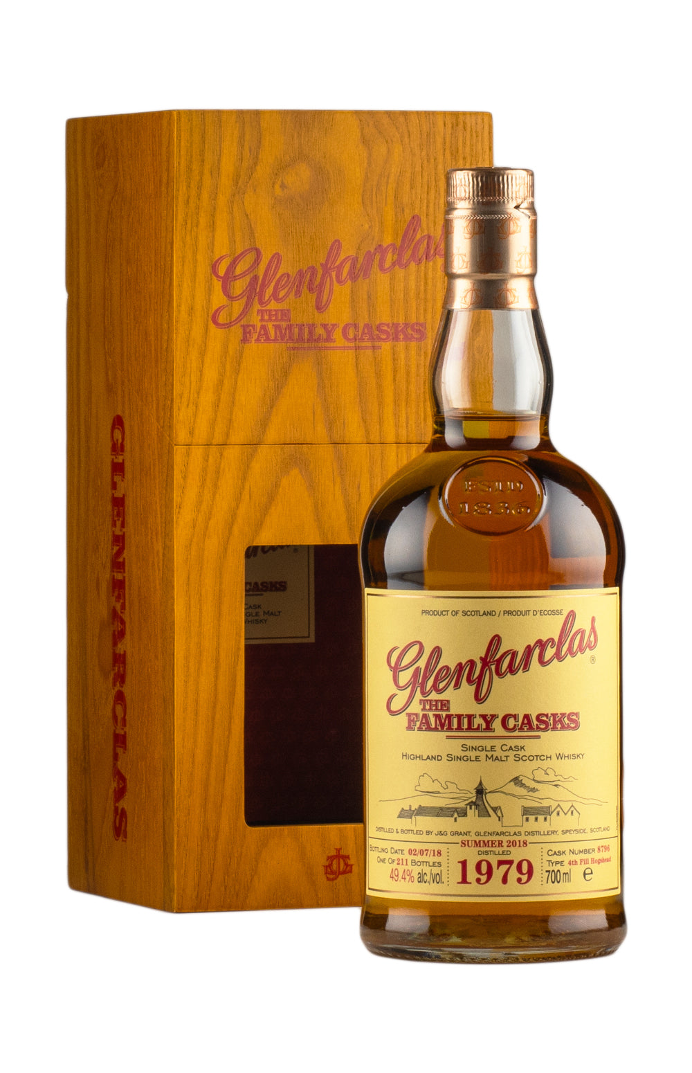 Glenfarclas 38 Year Old Family Cask 8796 1979