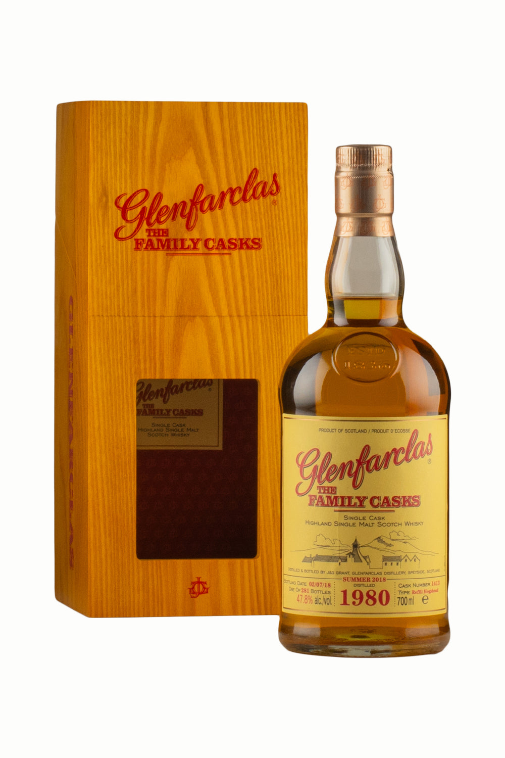 Glenfarclas 38 Year Old Family Cask 1413 1980
