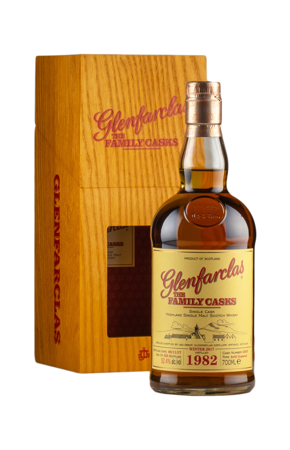 Glenfarclas 35 Year Old Family Cask 4565 1982