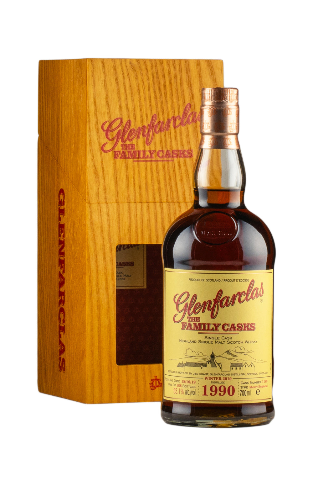 Glenfarclas 29 Year Old Family Cask 1188 1990