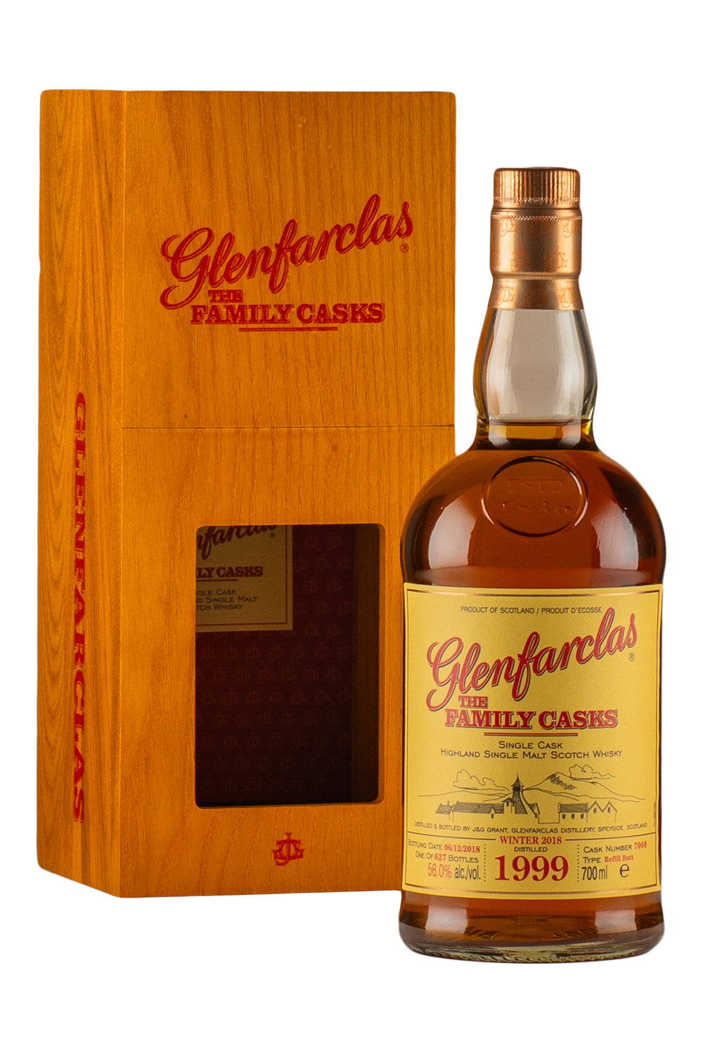 Glenfarclas 19 Year Old Family Cask 7060 1999