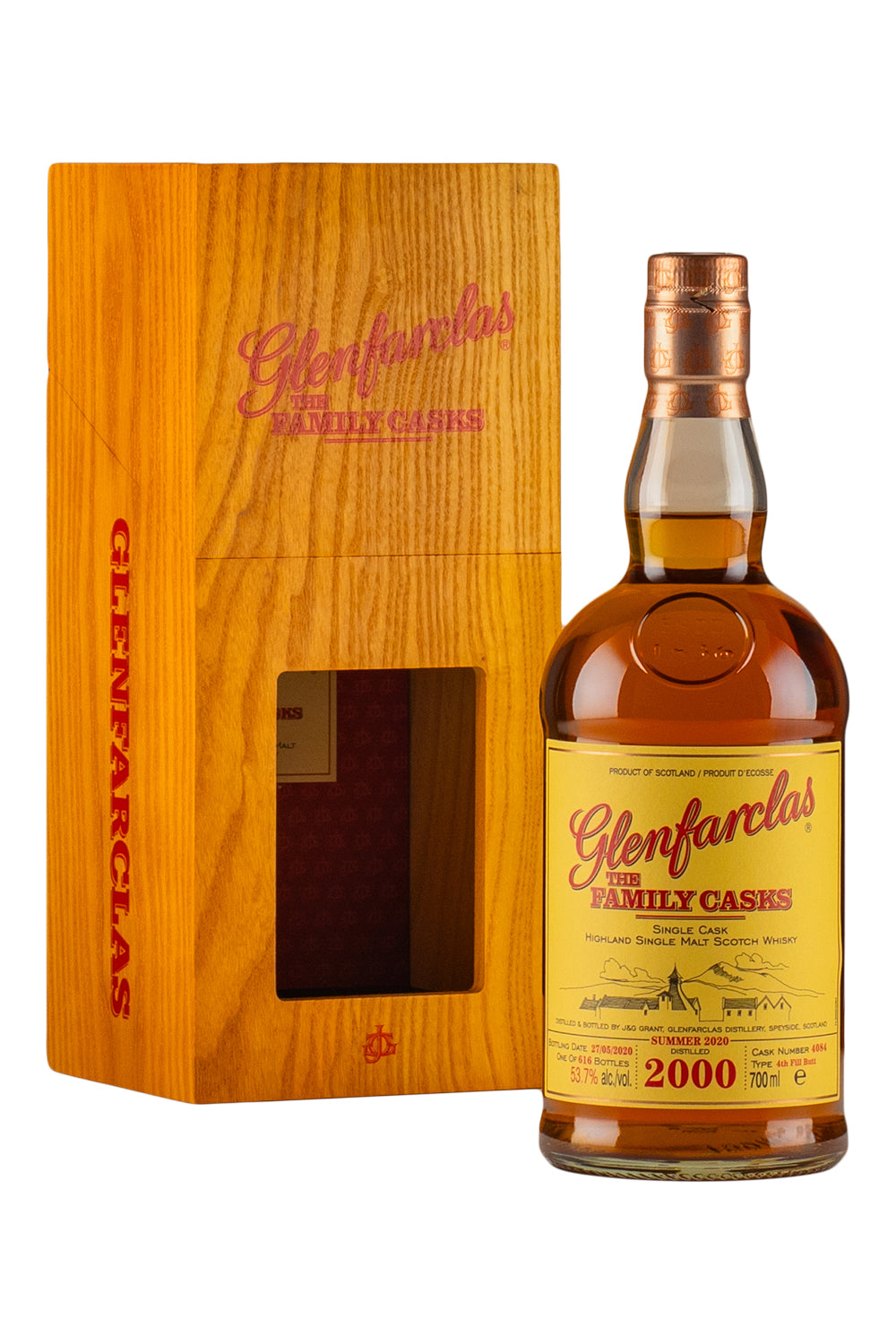 Glenfarclas 19 Year Old Family Cask 4084 2000