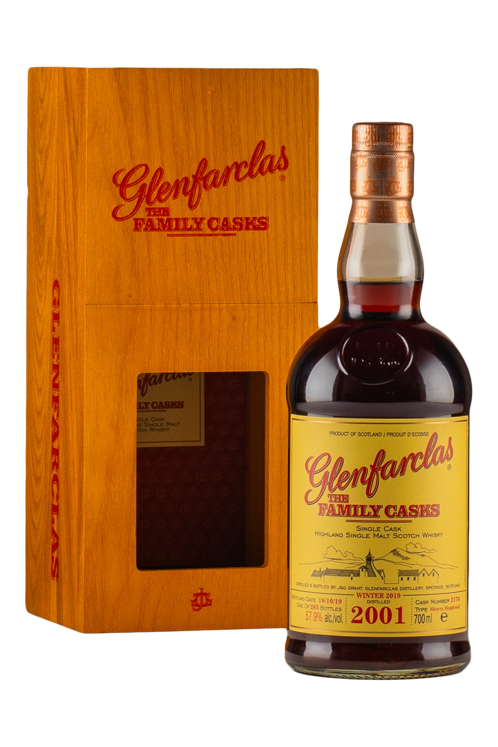 Glenfarclas 18 Year Old Family Cask 2170 2001