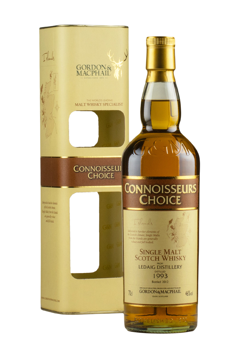 Ledaig Connoisseurs Choice Gordon and MacPhail (Bottled 2012) 1993