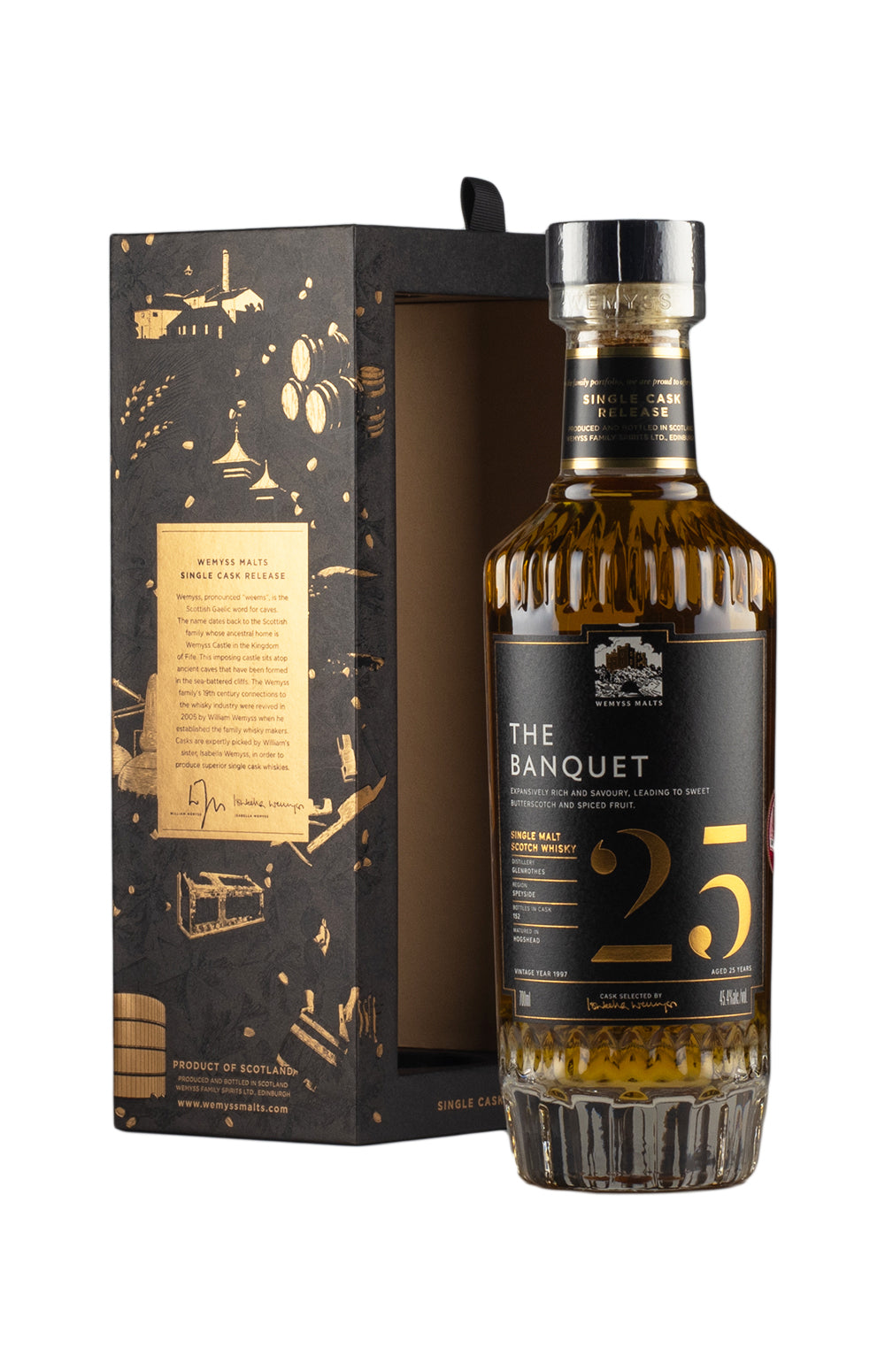 Glenrothes 25 Year Old The Banquet Wemyss Malts 1997