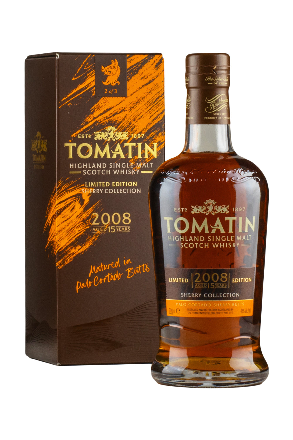Tomatin 15 Year Old Sherry Collection Palo Cortado 2008