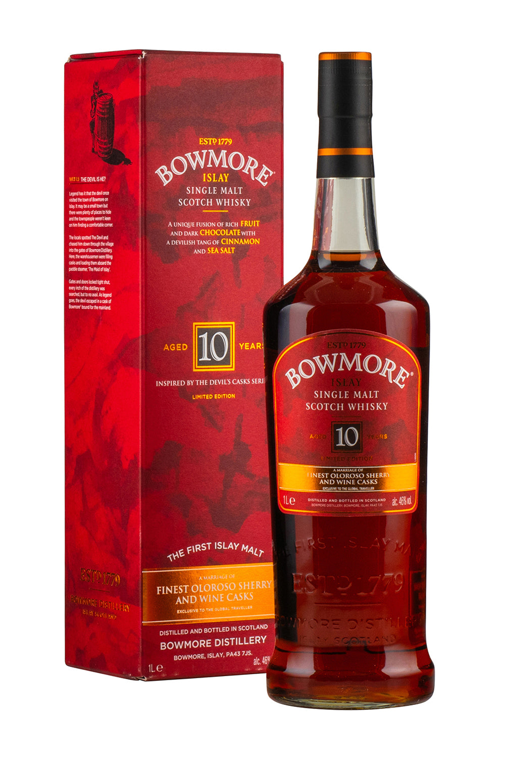 Bowmore 10 Year Old Inspired by Devil Cask