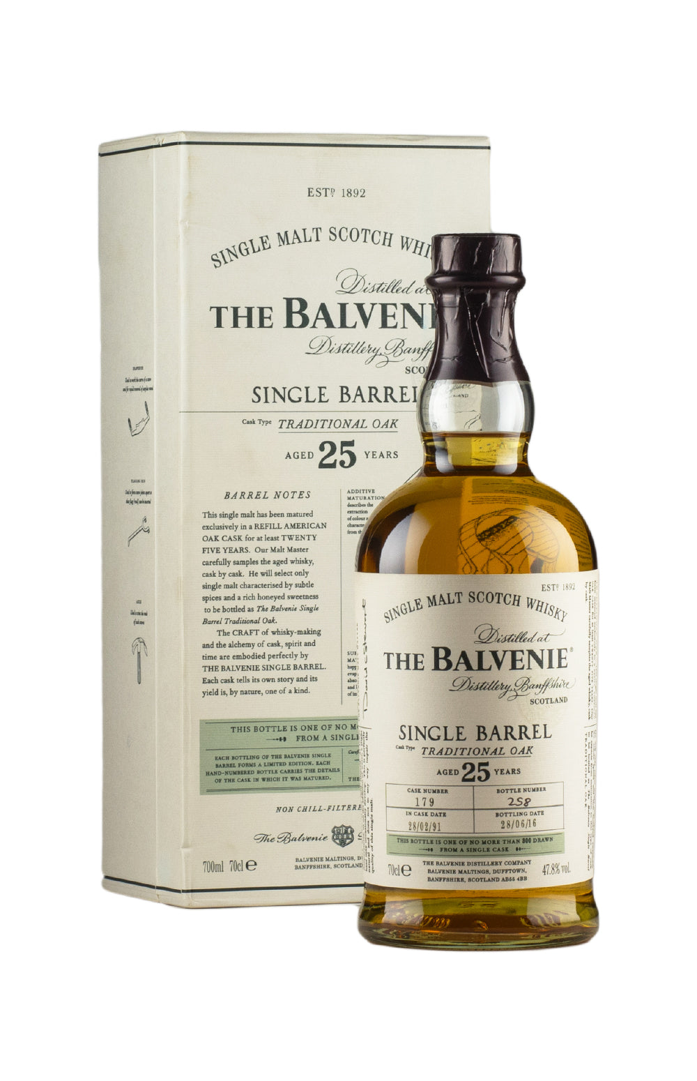 Balvenie 25 Year Old Single Barrel Cask 179 1991