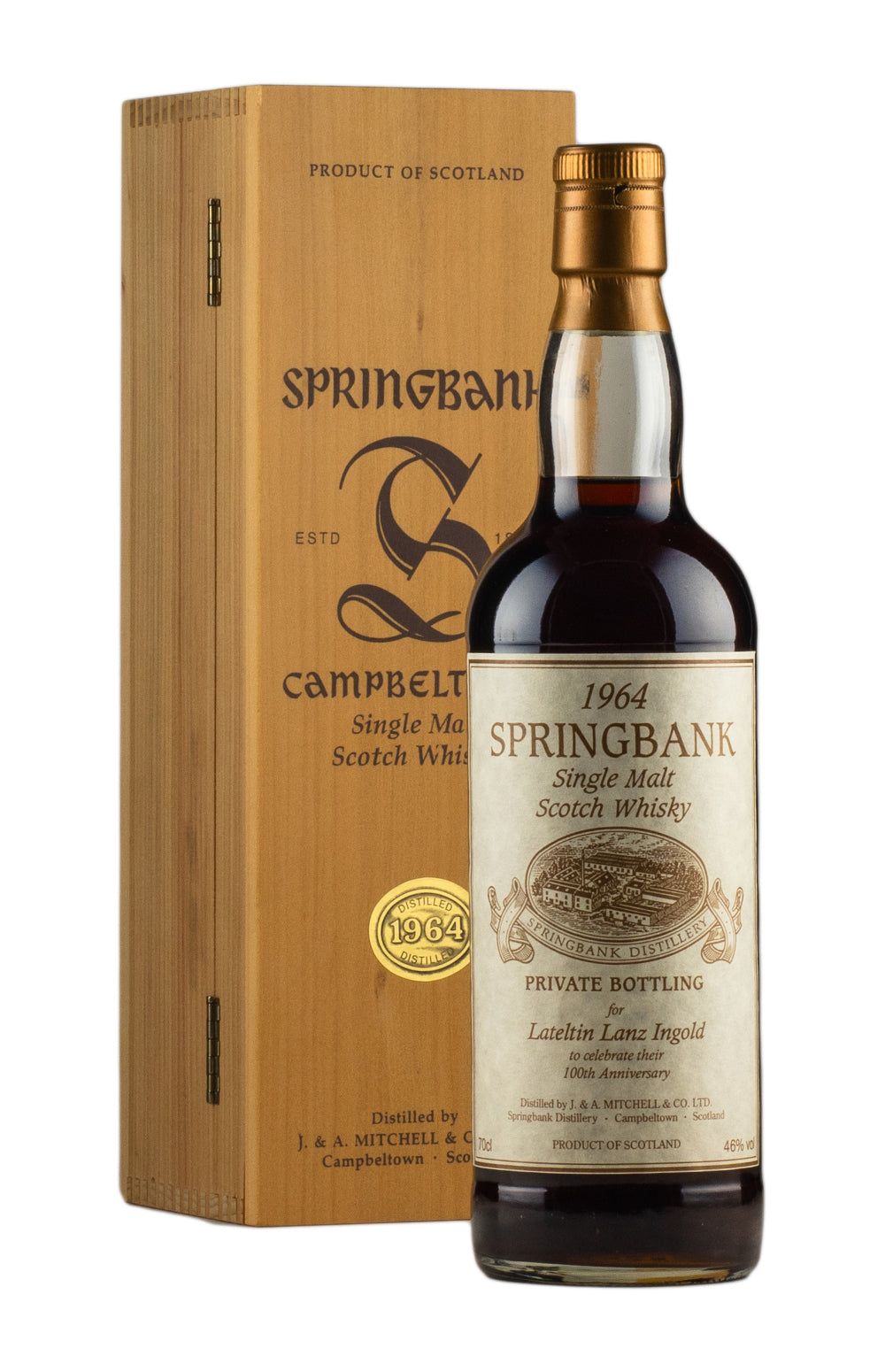 Springbank Lateltin Lanz Ingold 100th Anniversary 1964