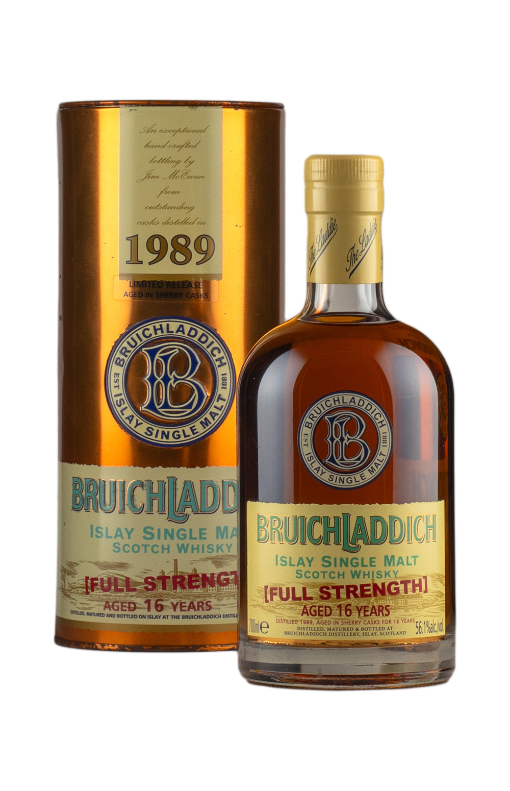 Bruichladdich 16 Year Old Full Strength 1989