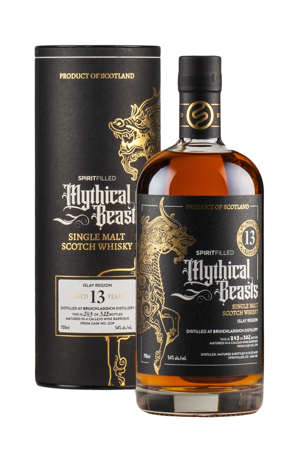 Bruichladdich 13 Year Old Mythical Beasts