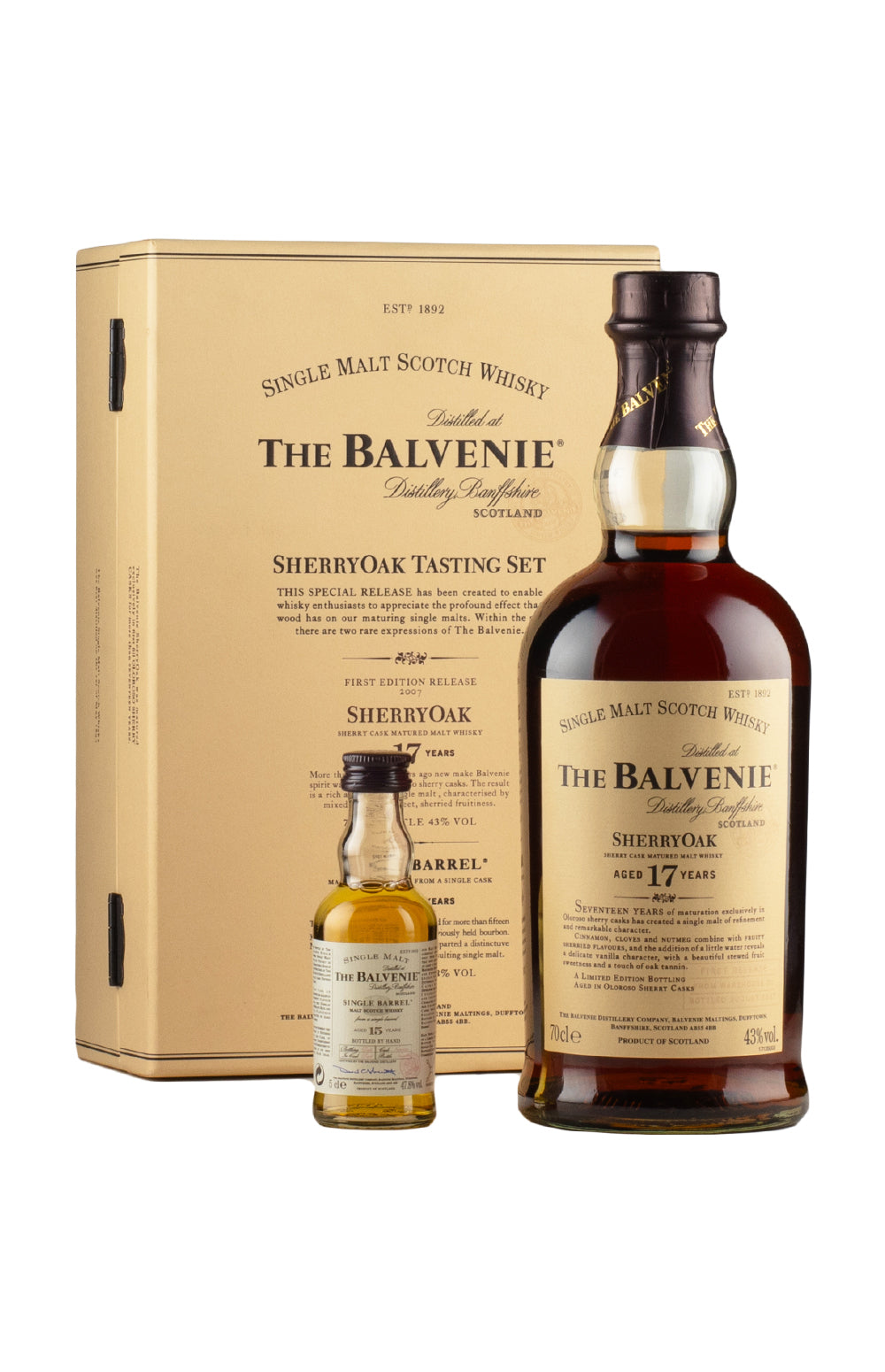 Balvenie 17 Year Old Sherry Oak Tasting Set