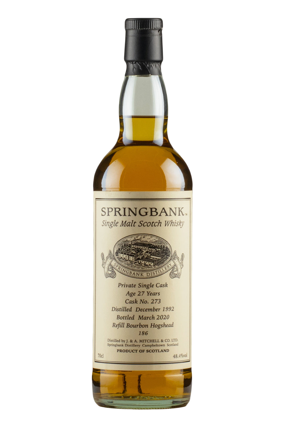 Springbank 27 Year Old Private Cask 273 1992