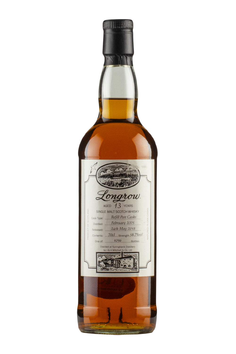 Longrow 13 Years Old Refill Port Casks (2018 Release) 2005