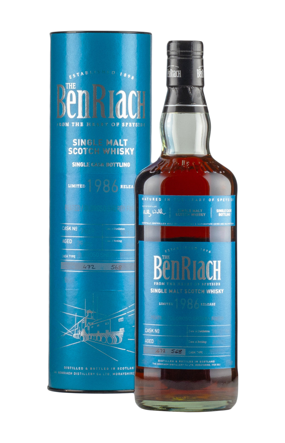 BenRiach 29 Year Old Cask 7569 Batch 13 1986