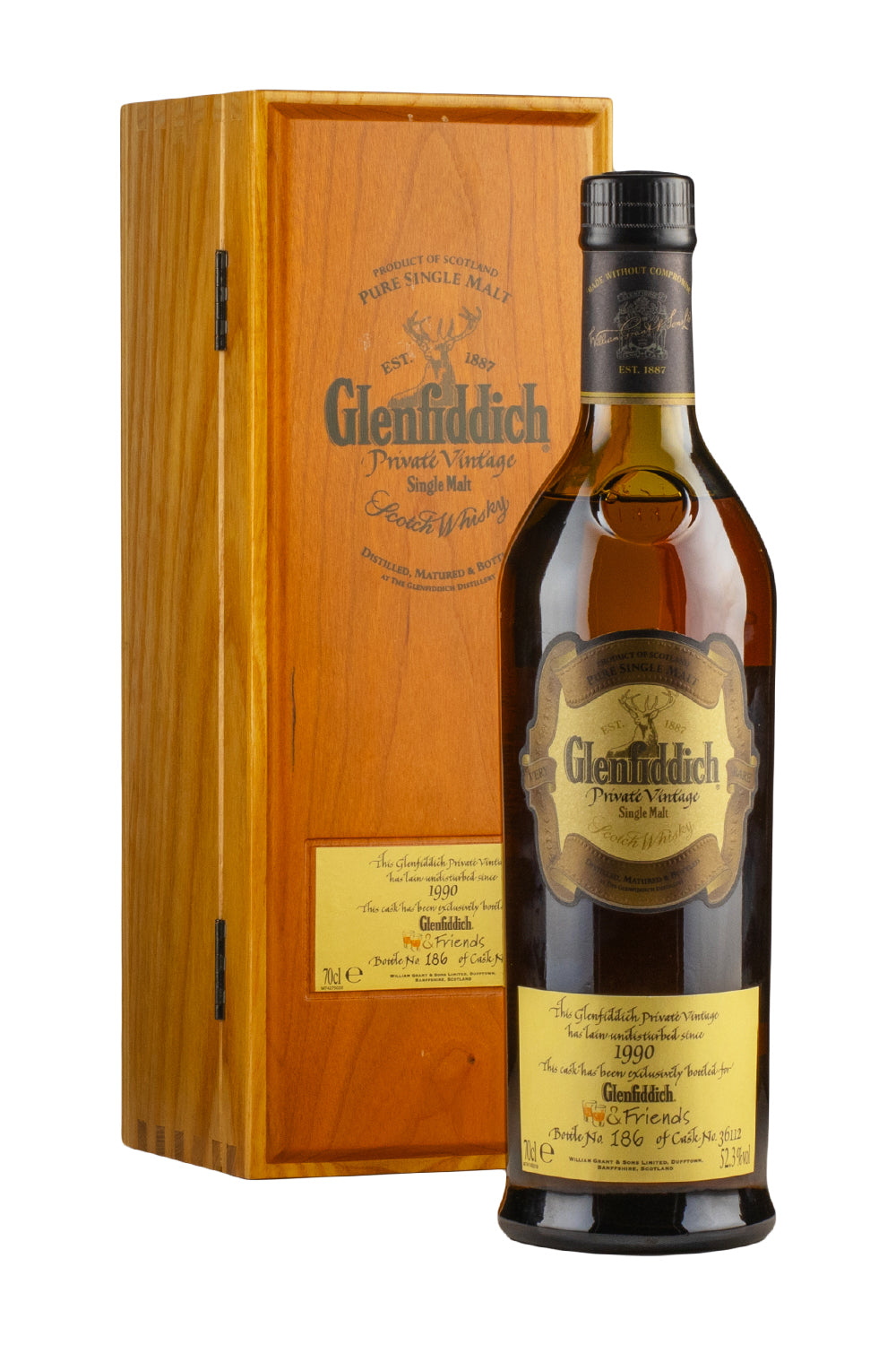 Glenfiddich Private Vintage #36112 / Glenfiddich & Friends 1990