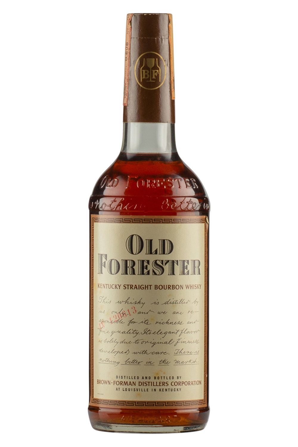Old Forester Kentucky Straight Bourbon 1965