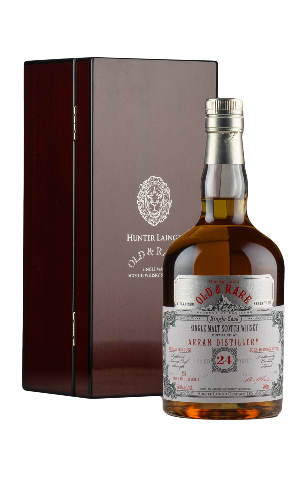 Arran 24 Year Old `Old and Rare` Hunter Laing 1998