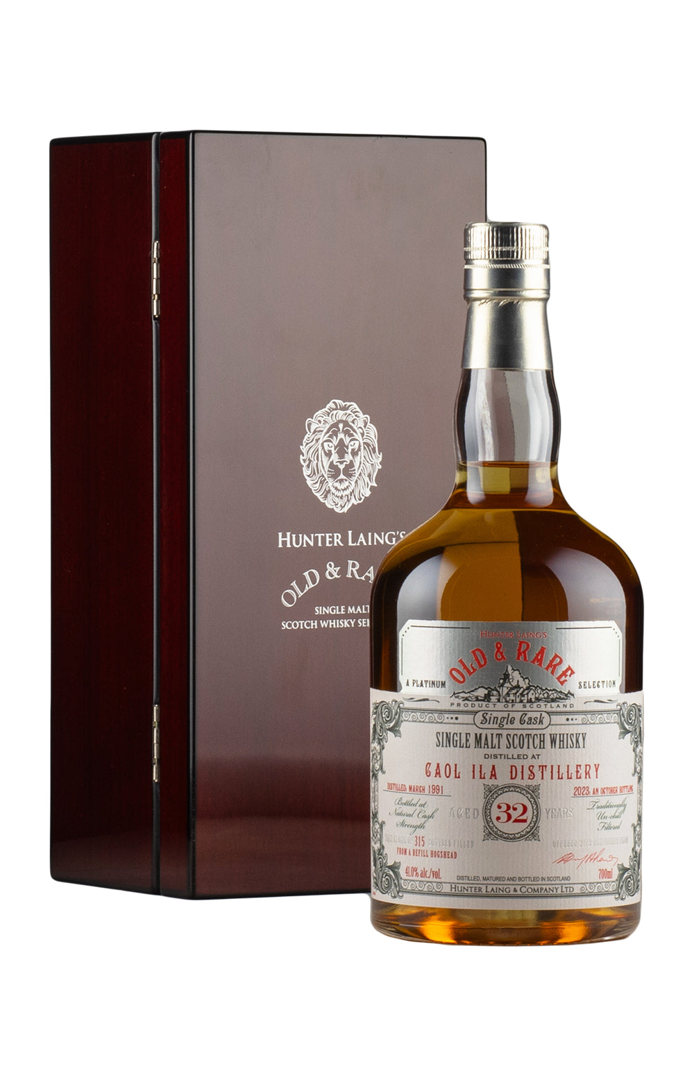 Caol Ila 32 Year Old `Old and Rare` Hunter Laing 1991