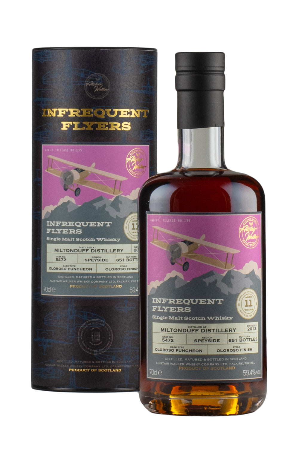 Miltonduff 11 Year Old Infrequent Flyers Batch 15 2012