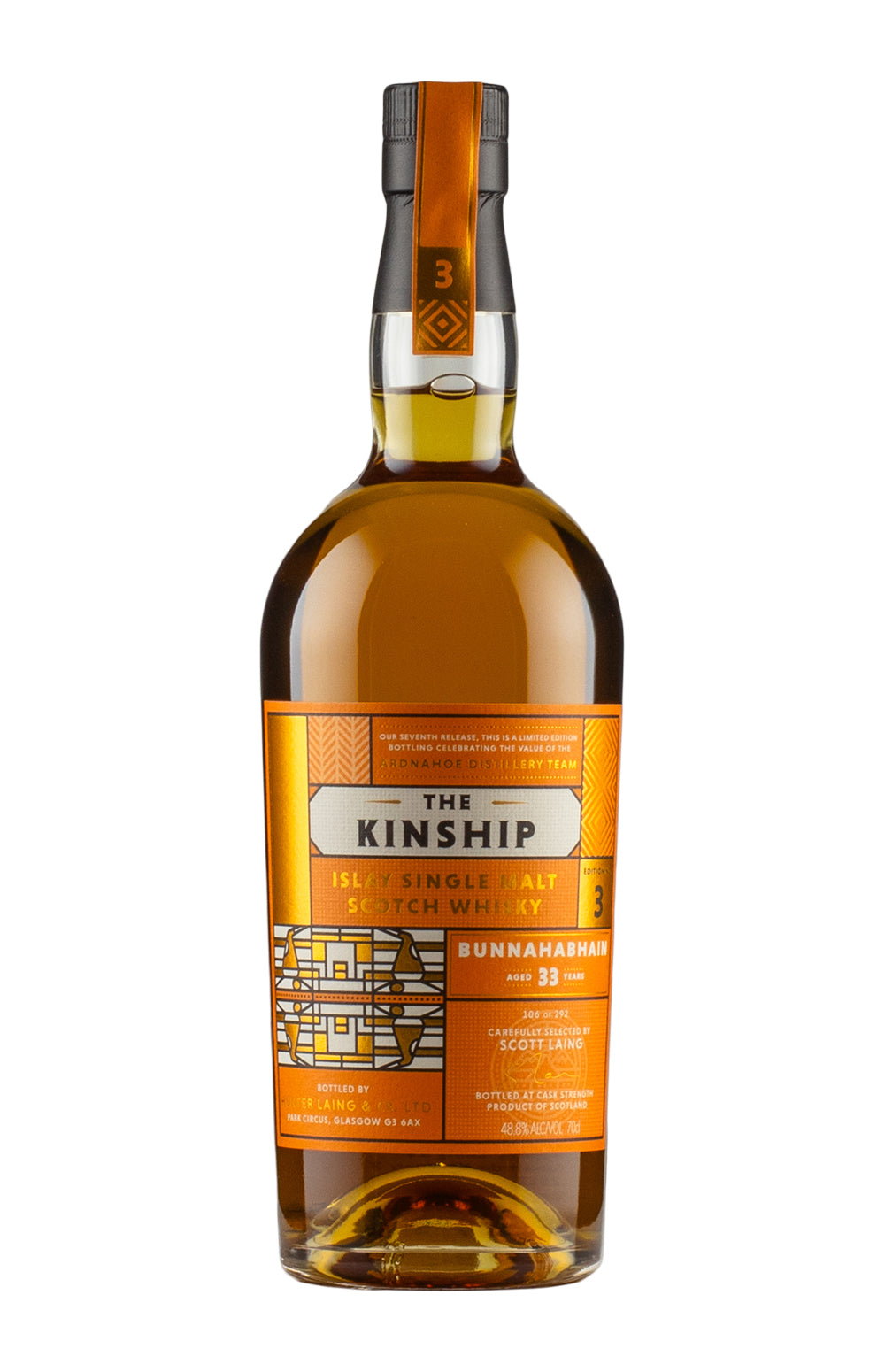 Bunnahabhain 33 Year Old The Kinship Hunter Laing