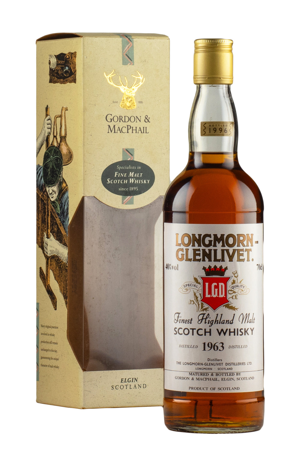 Longmorn-Glenlivet 32 Year Old Gordon and MacPhail (bottled 1996) 1963