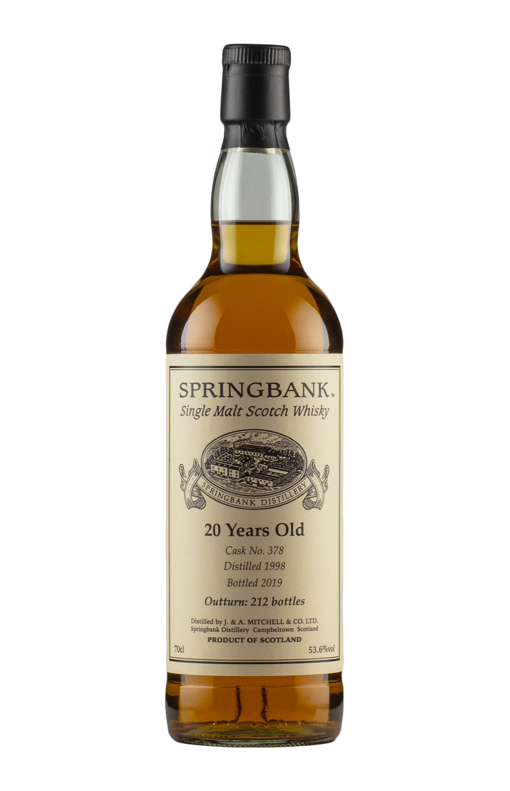 Springbank 20 Year Old Private Cask 378 1998