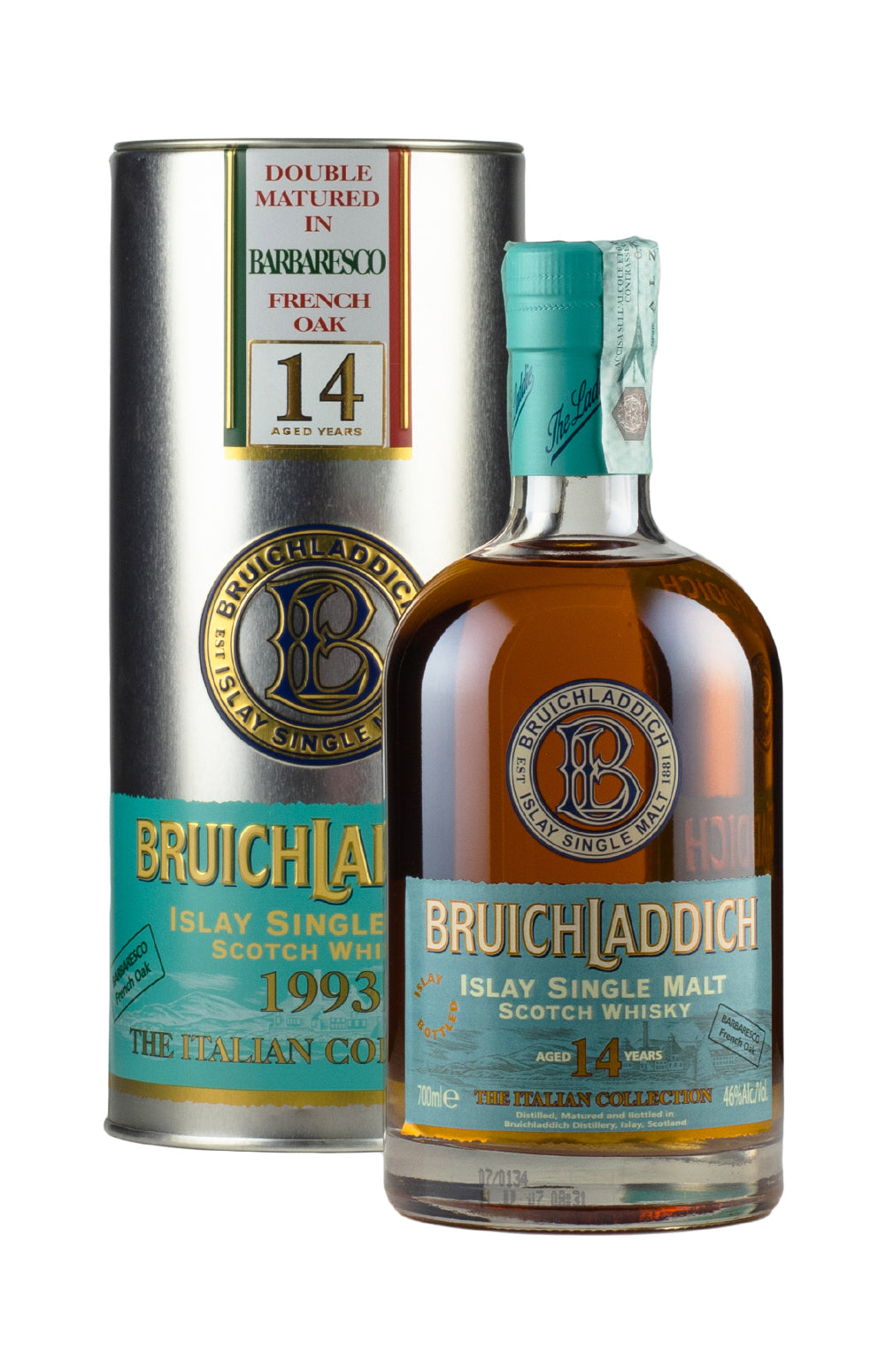 Bruichladdich 14 Year Old Barbaresco French Oak 1993