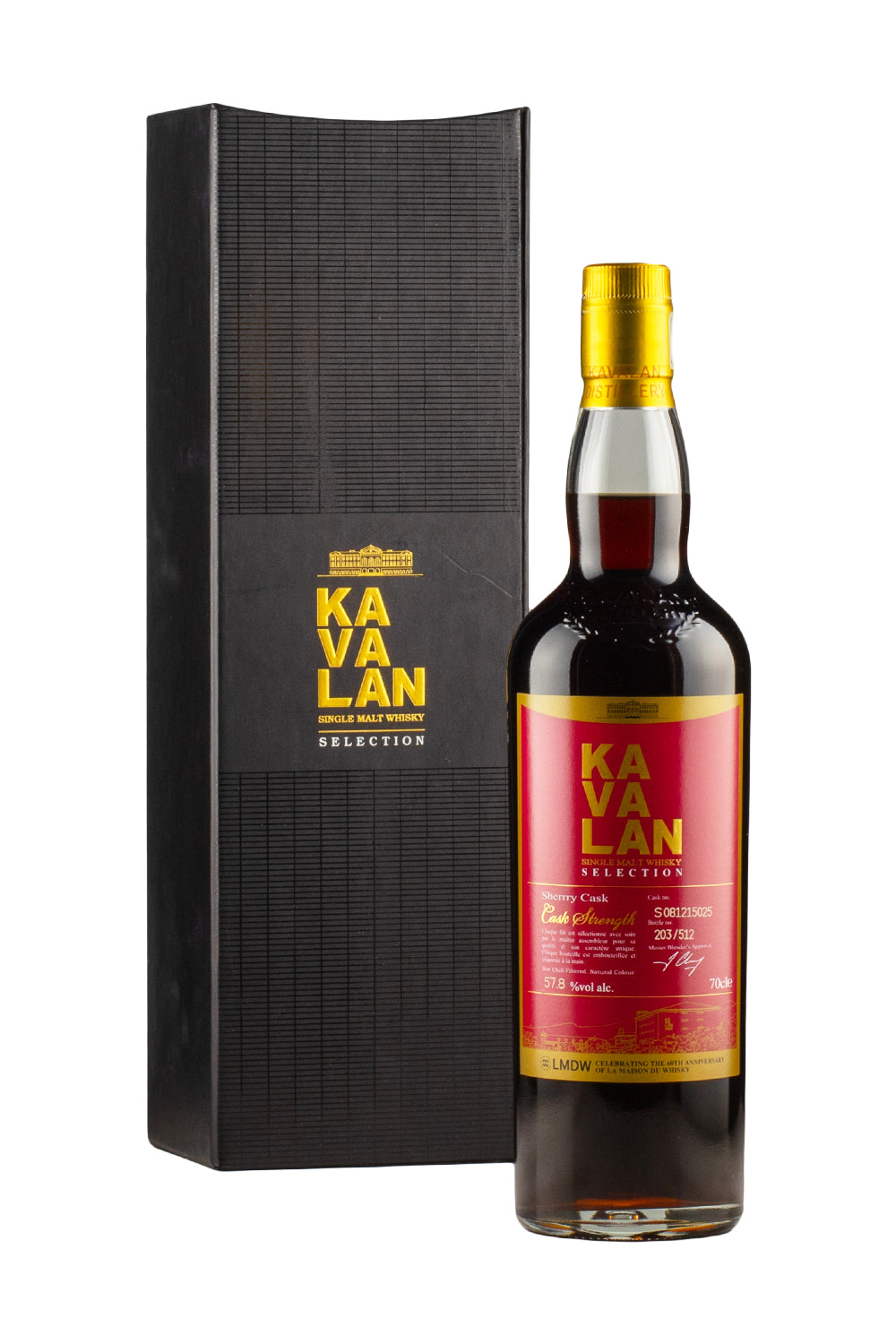 Kavalan Sherry Cask for La Maison Du Whisky 60th Anniversary 2016