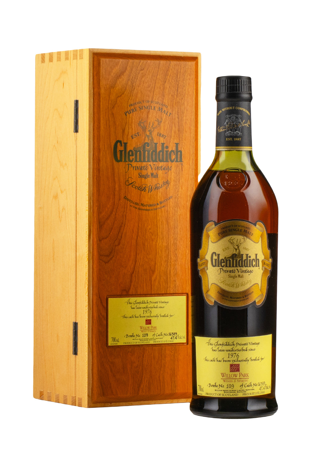 Glenfiddich Private Vintage for Willow Park 1976