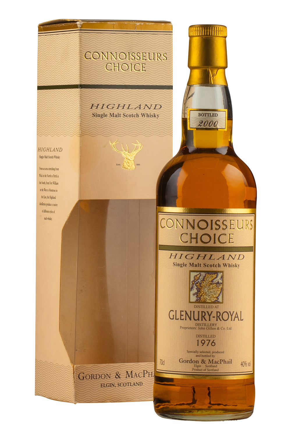 Glenury Royal Connoisseurs Choice Gordon and MacPhail (Bottled 2000) 1976