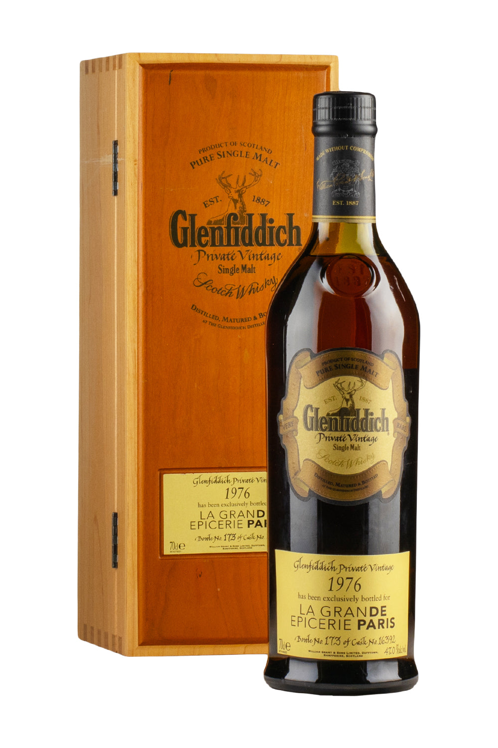 Glenfiddich Private Vintage La Grande Epicerie Paris 1976