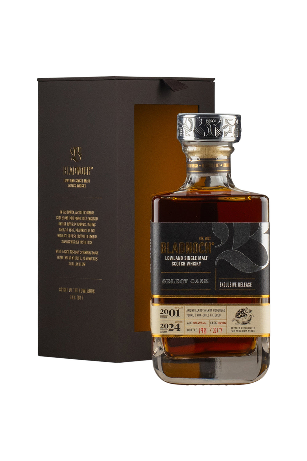 Bladnoch 23 Year Old Fresh Amontillado Cask (Exclusive to Hedonism Wines) 2001