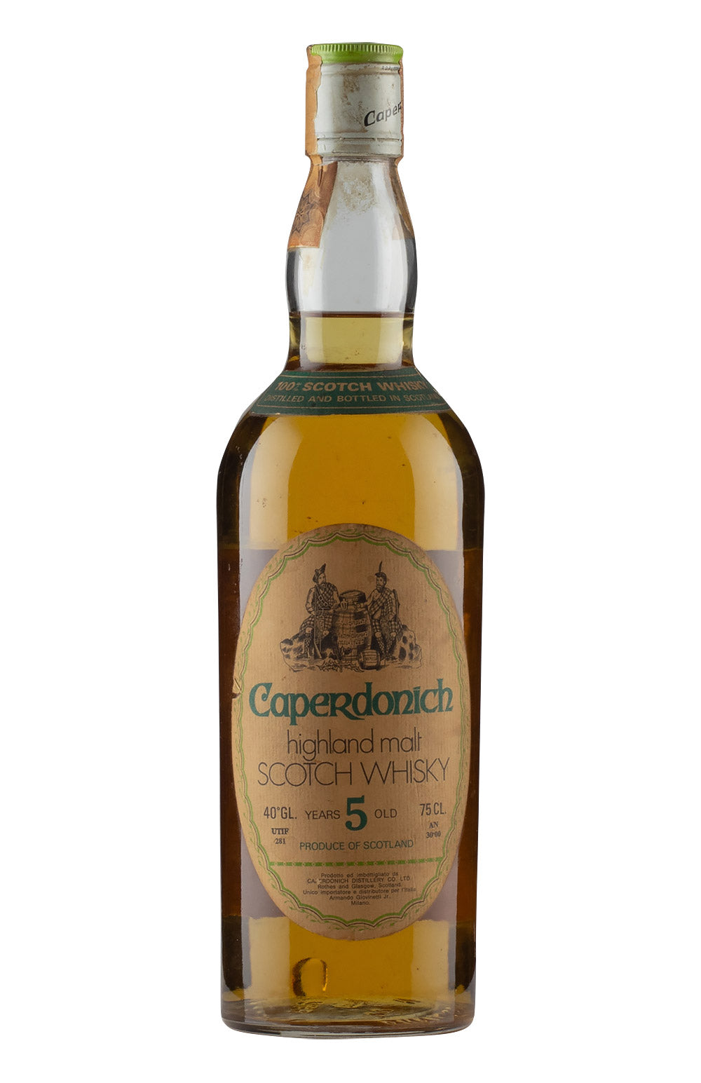 Caperdonich 5 Year Old Giovinetti Import c.1970s